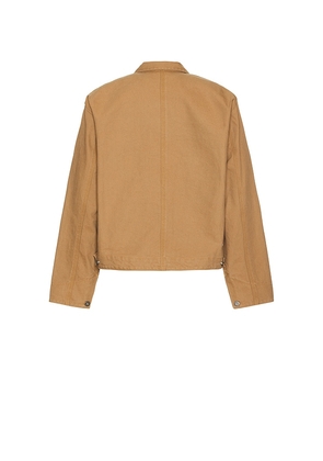 The North Face Cedar Canvas Work Jacket in Brown. Size L. Also in M.