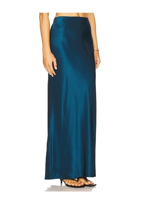The Sei Bias Maxi Skirt in Blue. Size 0. Also in 2.