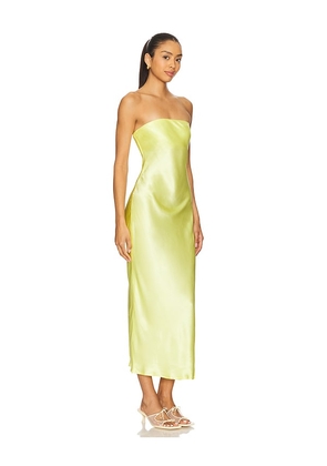 SNDYS x REVOLVE Angel Strapless Midi Dress in Yellow. Size L. Also in M, S, XL, XS, XXL, XXS.