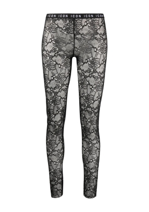 DSQUARED2 Be Icon lace leggings - Black