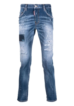 DSQUARED2 bleach ripped jeans - Blue
