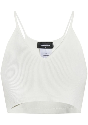 DSQUARED2 logo top - White
