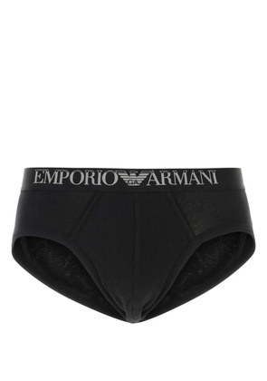 Emporio Armani logo-waistband boxers - Black