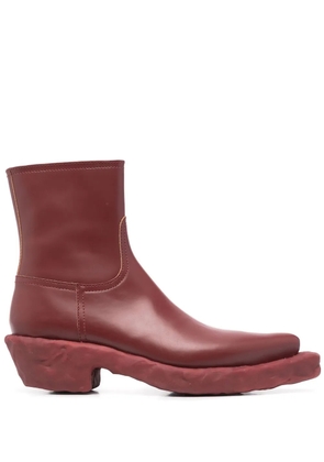 CamperLab Venga leather boots - Red