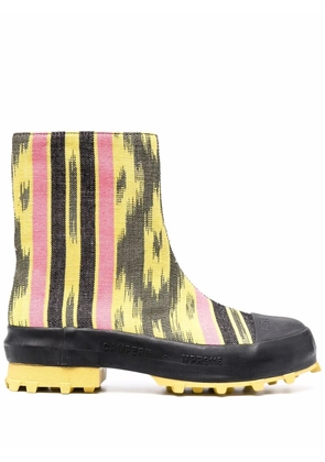 CamperLab Traktori abstract-print ankle boots - Yellow