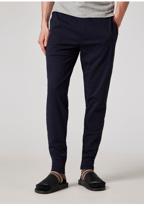 Paul Smith Navy Jersey Cotton Lounge Pants Blue