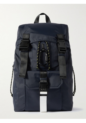 A.P.C. - Utilitarian Ripstop Backpack - Men - Blue