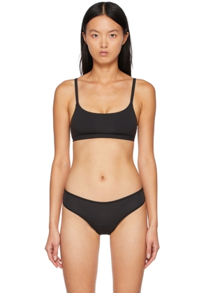 SKIMS Black Fits Everybody Scoop Neck Bra