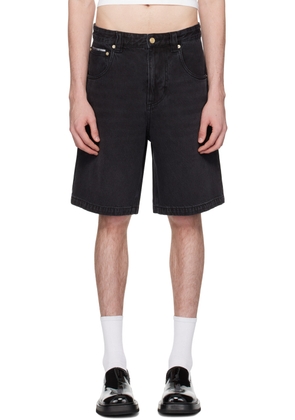EYTYS SSENSE Exclusive Black Keanu Denim Shorts