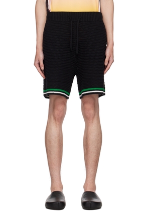 Casablanca Black Tennis Shorts