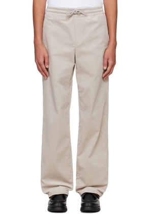 A. P.C. Taupe Vincent Long Trousers