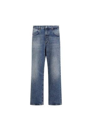 Givenchy Logo Plaque Straight-leg Jeans