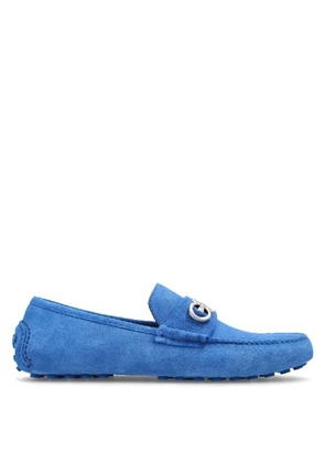 Ferragamo Gancini Suede Driving Shoes