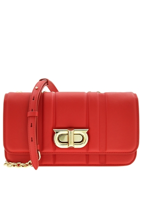Ferragamo Twist Lock Gancini Shoulder Bag