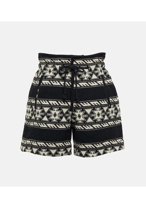 Marant Etoile Linimaga embroidered shorts