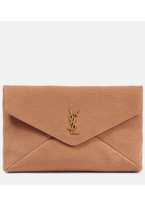 Saint Laurent Cassandre Envelope Large leather pouch