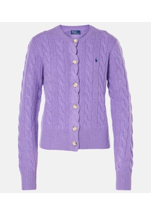 Polo Ralph Lauren Cable-knit wool and cashmere cardigan