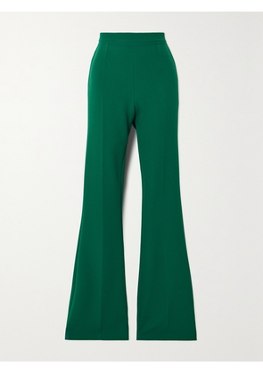 Safiyaa - Alexa Stretch-crepe Flared Pants - Green - FR 34,FR 36,FR 38,FR 40,FR 42,FR 44,FR 46,FR 48