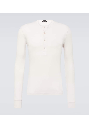 Tom Ford Jersey Henley shirt