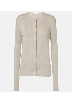The Row Josette silk cardigan