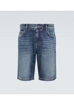 Dolce&Gabbana Bleached denim shorts