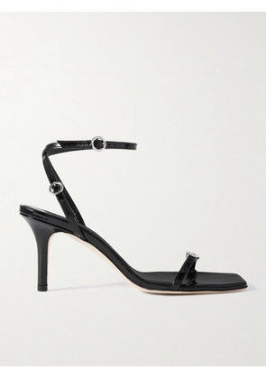 Aeyde - Hallie Patent-leather Sandals - Black - IT35,IT36,IT36.5,IT37,IT37.5,IT38,IT38.5,IT39,IT39.5,IT40,IT40.5,IT41,IT42