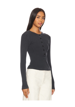 Citizens of Humanity Varra Henley in Charcoal. Size S. Also in XS.