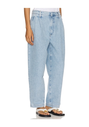 AGOLDE Becker Wide Leg Jeans in Denim-Light. Size 26. Also in 27, 28, 32, 33.