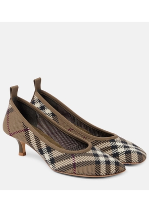 Burberry Burberry Check jacquard pumps