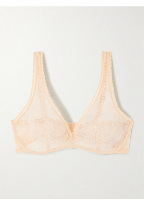 Eres - Rubellite Stretch-leavers Lace Bra - Pink - 70D,75D,80D,70B,75B,80B,70C,75C,80C