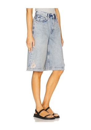 ALLSAINTS Louie Long Short in Blue. Size 24. Also in 26, 27, 28.