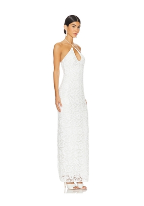 Lovers and Friends Eloise Embellished Maxi Dress in White. Size M. Also in L, S, XL, XS, XXS.
