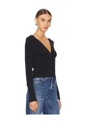 Nation Los Angeles Sierra Top in Black. Size M. Also in S, XS.