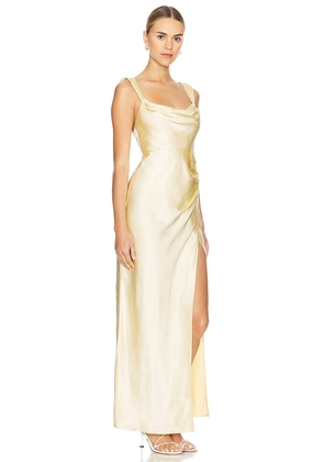 Runaway The Label Havanna Dress in Yellow. Size S. Also in L, M, XS, XXS.