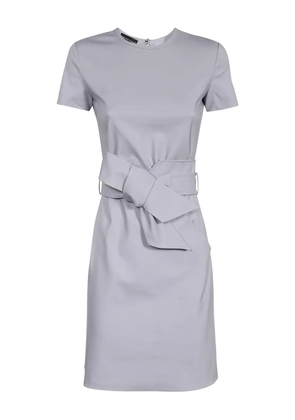 Emporio Armani cotton-blend dress - Grey