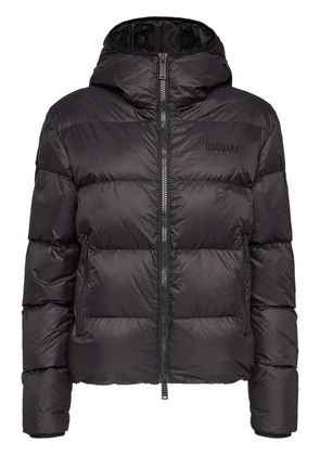 DSQUARED2 hooded puffer jacket - Black