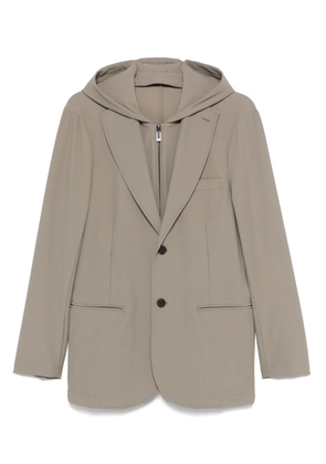 Emporio Armani layered blazer - Grey
