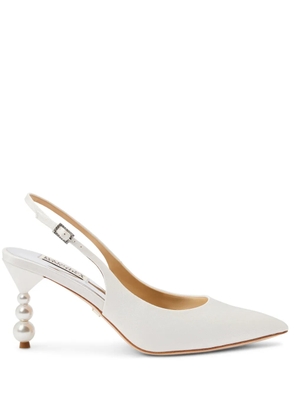 Badgley Mischka 75mm Beatrix pumps - White