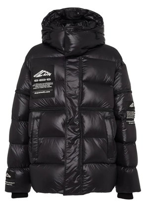 DSQUARED2 logo-patch padded jacket - Black