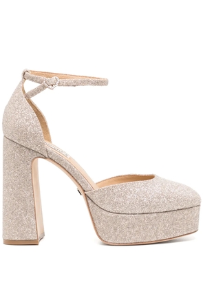 Badgley Mischka 130mm Jayda pumps - Gold