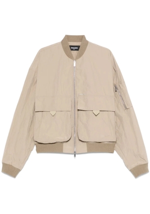 DSQUARED2 shell bomber jacket - Neutrals
