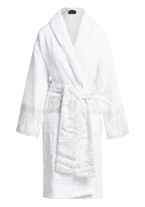 Versace I Love Baroque Bride terry bath robe - White