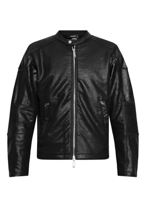 DSQUARED2 zip-up bomber jacket - Black