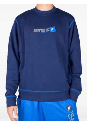 Nike Just Do It 'Midnight Navy' sweatshirt - Blue