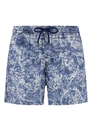 Boggi Milano paisley-print swim shorts - Blue
