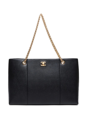 CHANEL Pre-Owned 2000-2002 Chain tote bag - Black
