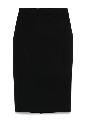 Alexander McQueen wool midi skirt - Black