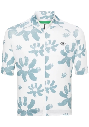 District Vision floral-print cycling top - White