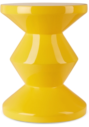 POLSPOTTEN Yellow Zig Zag Stool
