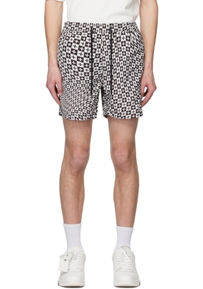 Ksubi Black & White Check Out Shorts
